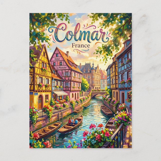 Carte Postale Colmar France -> Colmar France is already in Frenc (Devant)