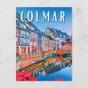 Carte Postale Colmar Photo Vintage 