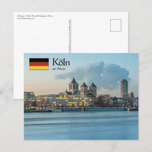 Carte Postale Cologne Allemagne