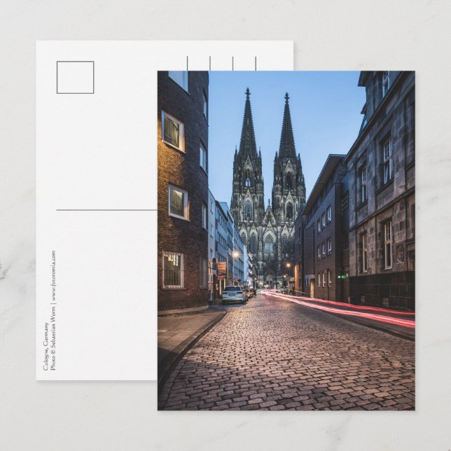 Carte Postale Cologne Allemagne (Devant / Derrière)