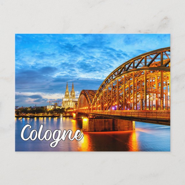 Carte Postale Cologne, Allemagne (Devant)