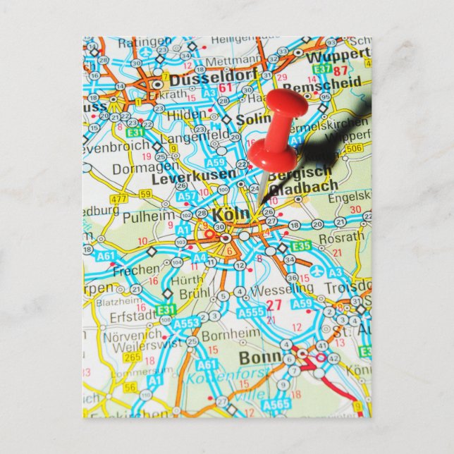 Carte Postale Cologne, Allemagne (Devant)