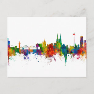 Carte Postale Cologne Allemagne Skyline