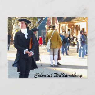 Carte Postale Colonial Williamsburg