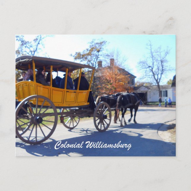 Carte Postale Colonial Williamsburg (Devant)