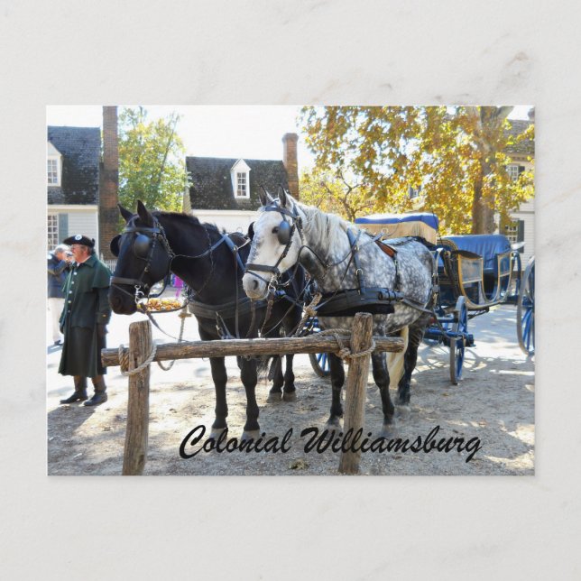 Carte Postale Colonial Williamsburg (Devant)