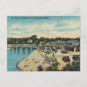 Carte Postale Colonie d'art à Perkins Cove, Ogunquit, Maine