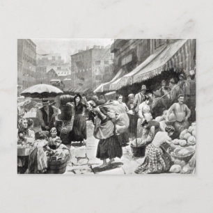Carte Postale Colonie italienne Mulberry Bend à New York