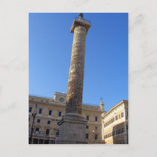 Carte Postale Colonne De Marcus Aurelius À Rome