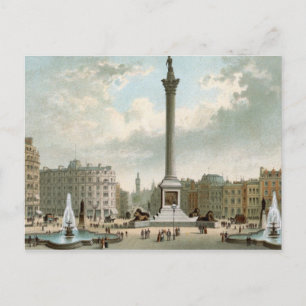 Carte Postale Colonne Nelson, Trafalgar Carré, Londres