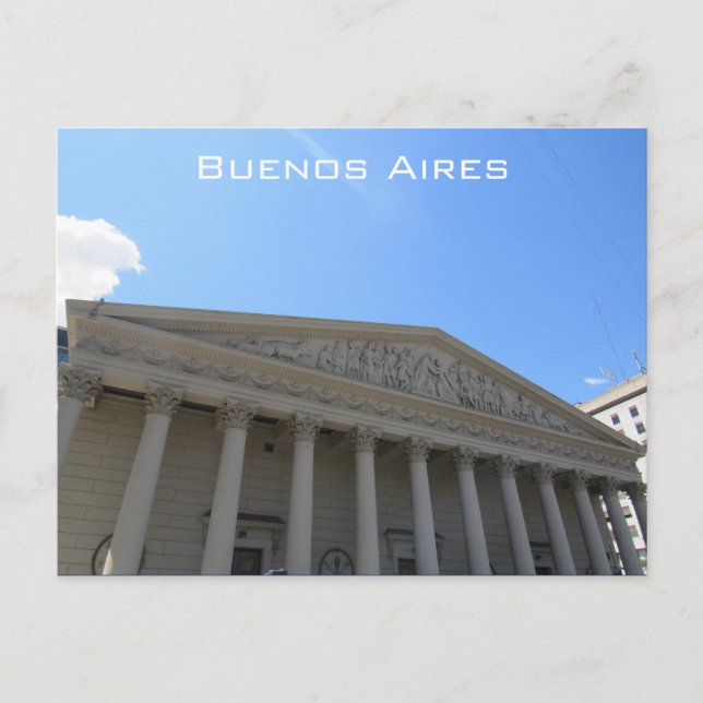 Carte Postale colonnes buenos aires (Devant)