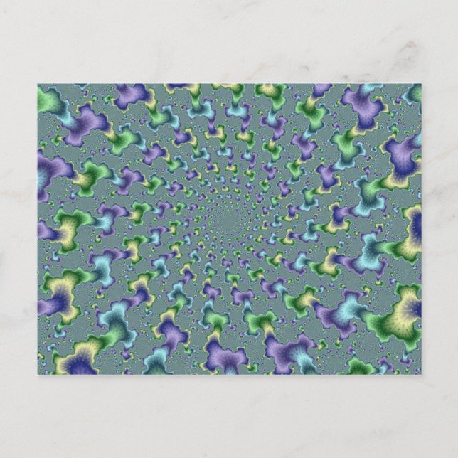 Carte Postale Colonnes de pédale - Fractal (Devant)