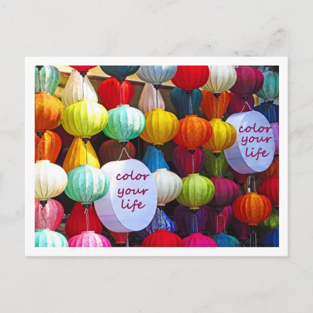 Carte Postale Color Your Life Postcard (Devant)