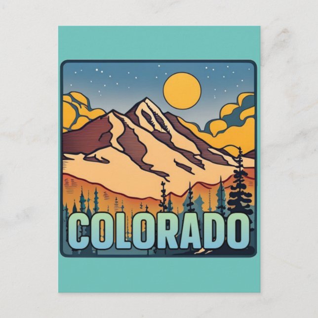 Carte Postale Colorado (Devant)