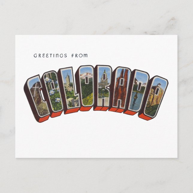 Carte Postale Colorado (Devant)