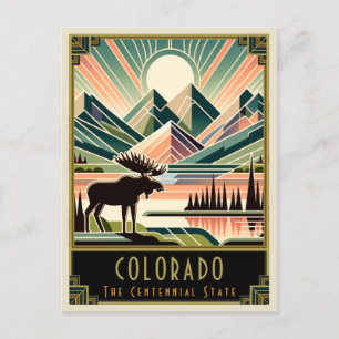 Carte Postale Colorado   Art déco