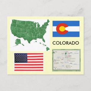 Carte Postale Colorado, États-Unis