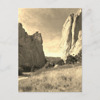 Carte Postale Colorado Garden of the Gods Red Cliffs Sepia