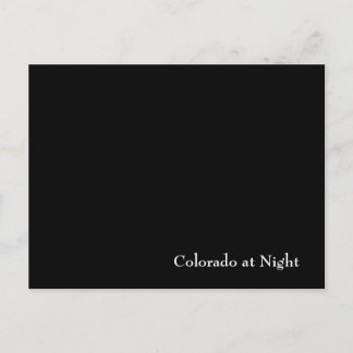 Carte Postale Colorado la nuit