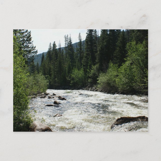 Carte Postale Colorado Mountain River Stationnaire (Devant)