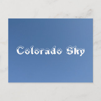 Carte Postale Colorado Sky
