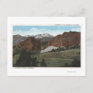 Carte Postale Colorado Springs, Colorado 3