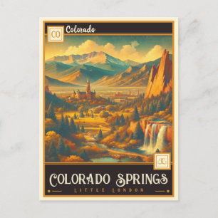 Carte Postale Colorado Springs, Colorado   VINTAGE