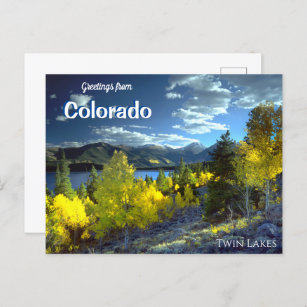 Carte postale Colorado Twin Lakes