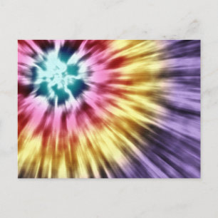 Carte Postale Colorant Abstrait à tarte violette