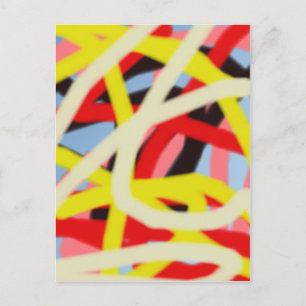 Carte Postale coloré 8773 art abstrait
