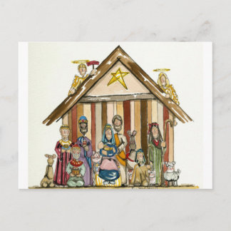 carte postale colorée de la scène nationale