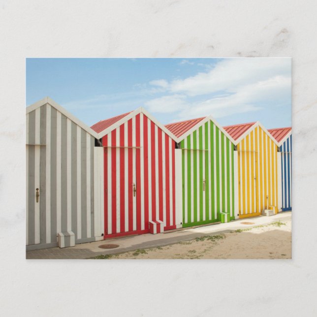 Carte Postale Colorful Huts (Devant)