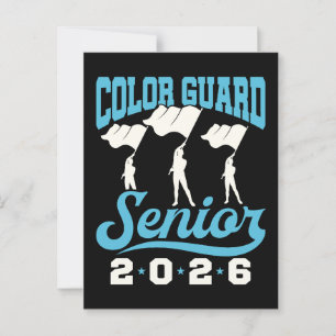 Carte Postale Colour Guard Senior Class of 2026 Graduation