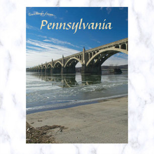 Carte Postale Columbia Wrightsville Bridge Columbia Pennsylvanie