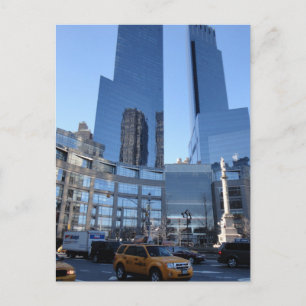 Carte Postale Columbus Circle Architecture New York City NYC