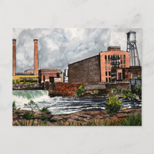 Carte Postale Columbus GA Phenix City AL peinture paysage cadeau