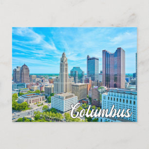 Carte Postale Columbus, Ohio, États-Unis