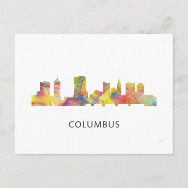 CARTE POSTALE COLUMBUS, OHIO SKYLINE WB1 - (Devant)