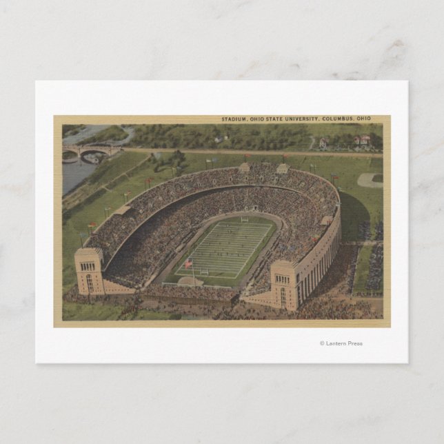 Carte Postale Columbus, Ohio - Université d'État de l'Ohio (Devant)
