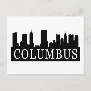 Carte Postale Columbus Skyline