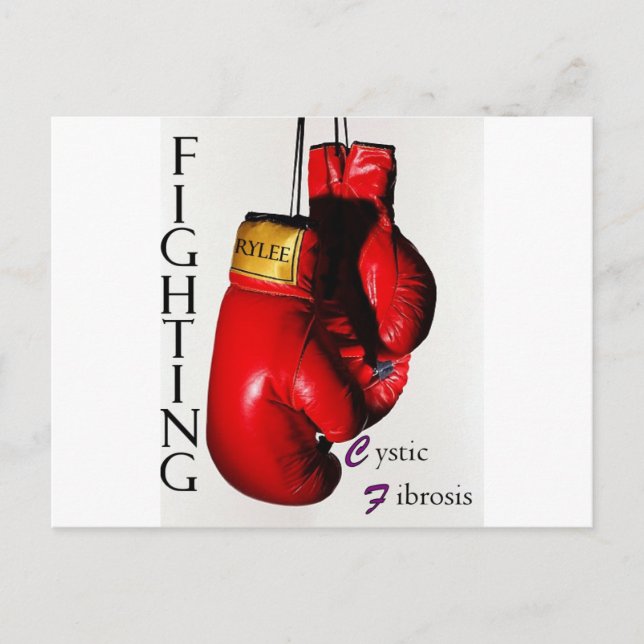 Carte Postale Combattre la mucoviscidose (Devant)