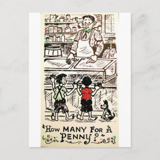 Carte Postale Combien pour un centime ?