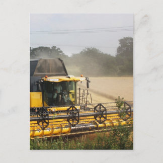 Carte Postale Combiner la moissonneuse
