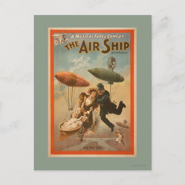 Carte Postale Comédie musicale Farce, The Air Ship Theatre 2 (Devant)