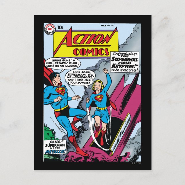 Carte Postale Comics d'action #252 (Devant)