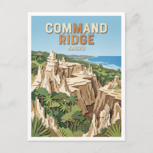 Carte Postale Command Ridge Yaren Nauru