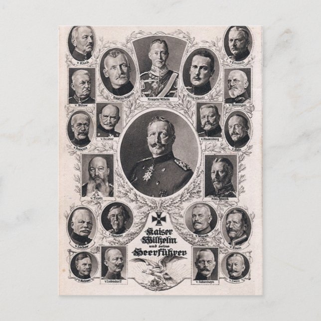 Carte Postale Commande allemande WWI (Devant)