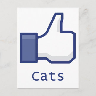 Carte Postale Comme des chats