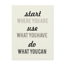 Commencez là où vous êtes Motivationnel