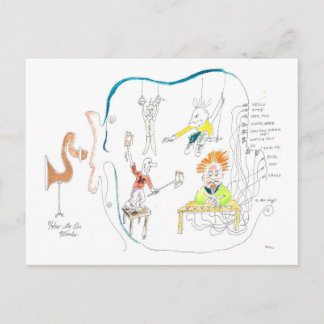 Carte Postale Comment fonctionne l'oreille